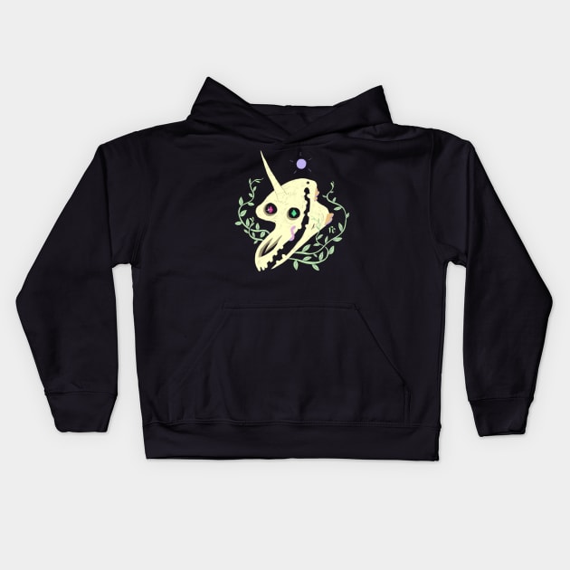 Second-last Unicorn Kids Hoodie by Freaking Creatures